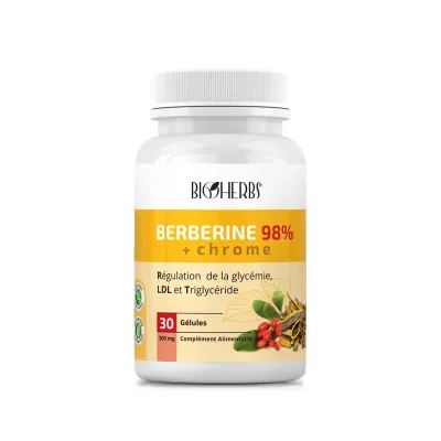 BIOHERBS BERBERINE 98% 60 GELULES