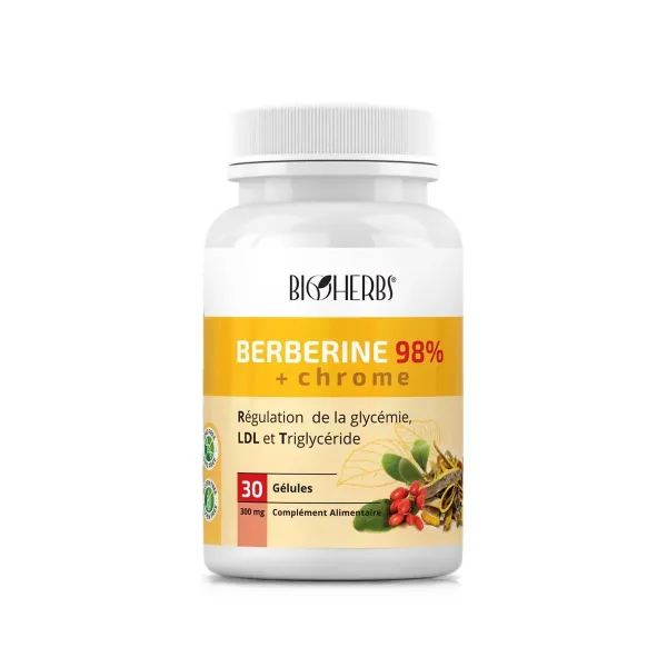BIOHERBS BERBERINE 98% 60 GELULES