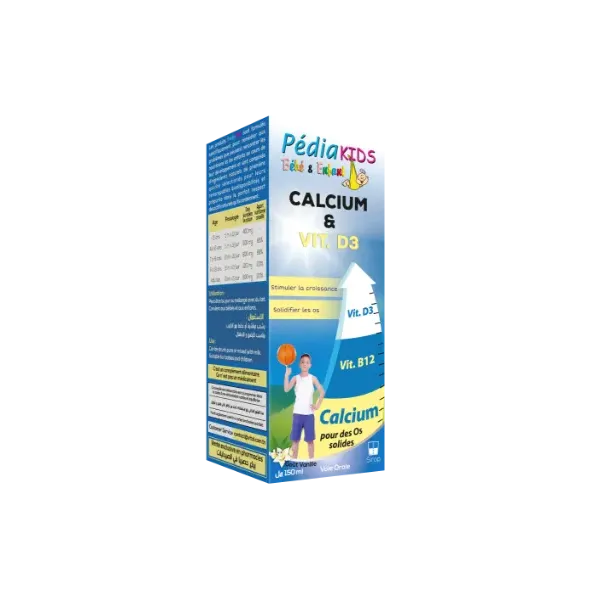 VITAL PEDIAKIDS CALCIUM & VIT D3 150 ML