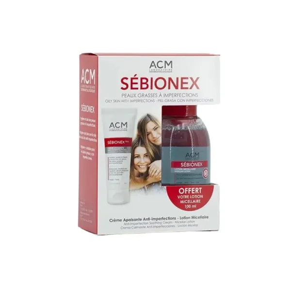 ACM COFFRET SEBIONEX TRIO+LOTION MICELLAIRE GRATUIT