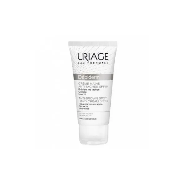 URIAGE DEPIDERM CREME MAINS ANTI-TACHES BRUNES SPF15 50ML
