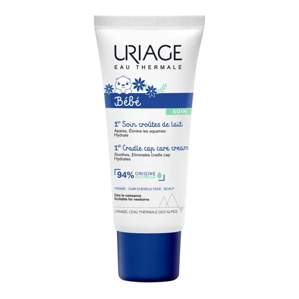 URIAGE BEBE 1ER SOIN CROUTES DE LAIT VISAGE ET CUIR CHEVELU 40ML