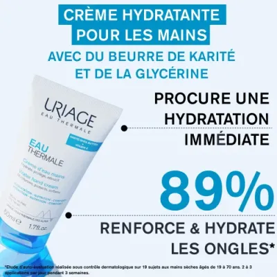 URIAGE EAU THERMALE CREME D'EAU MAINS 50ML