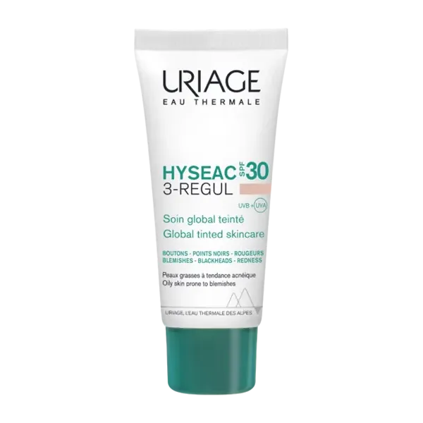 URIAGE HYSEAC 3 REGUL SOIN GLOBAL TEINTE SPF30 40ML