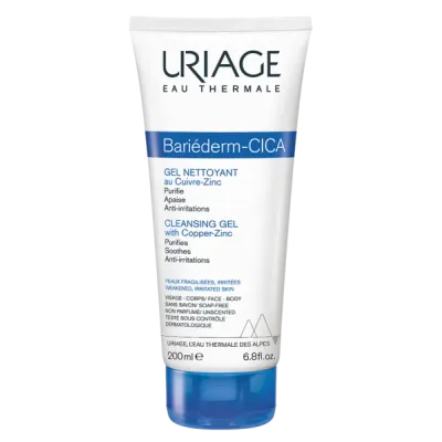 URIAGE BARIEDERM CICA GEL NETTOYANT 200ML