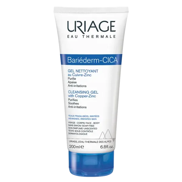 URIAGE BARIEDERM CICA GEL NETTOYANT 200ML