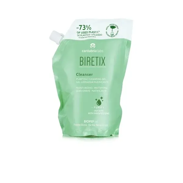 BIRETIX GEL NETTOYANT PURIFIANT RECHARGE 400 ML