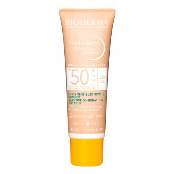 BIODERMA PHOTODERM COVER TOUCH MINERAL TRES CLAIRE SPF50+ 40G