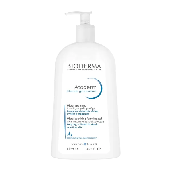 BIODERMA ATODERM INTENSIVE GEL MOUSSANT ULTRA APAISANT 1L