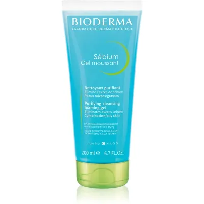 BIODERMA SEBIUM GEL MOUSSANT PURIFIANT TUBE 200ML