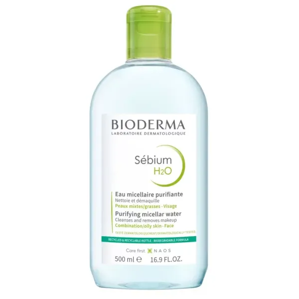 BIODERMA SEBIUM H2O EAU MICELLAIRE 500ML