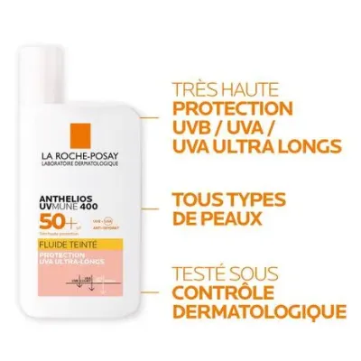 LA ROCHE POSAY ANTHELIOS UVMUNE 400 FLUID TEINTEE SPF50+ 50ML