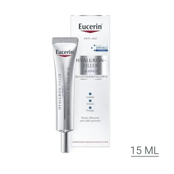 EUCERIN HYALURON FILLER 3 EFFECT SOIN CONTOUR DES YEUX 15ML