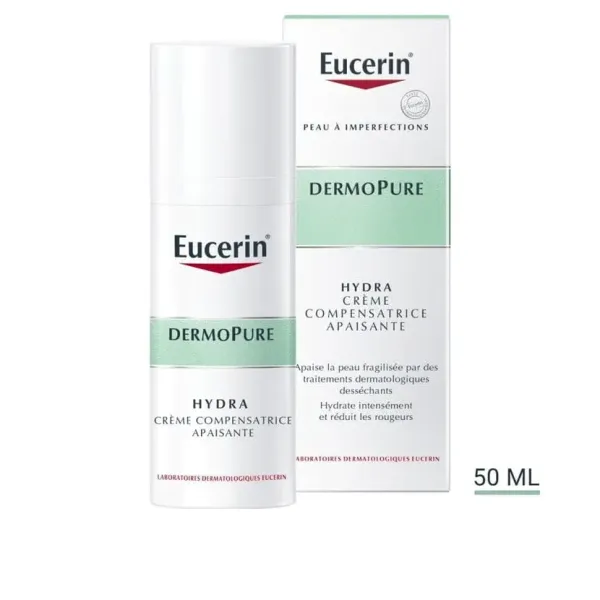 EUCERIN DERMOPURE HYDRA CREME COMPENSATRICE APAISANTE 50ML