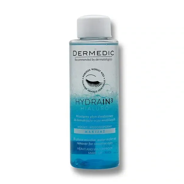 DERMEDIC HYDRAIN 3 EAU MICELLAIRE BI PHASE DEMAQUILLANTE 115ML