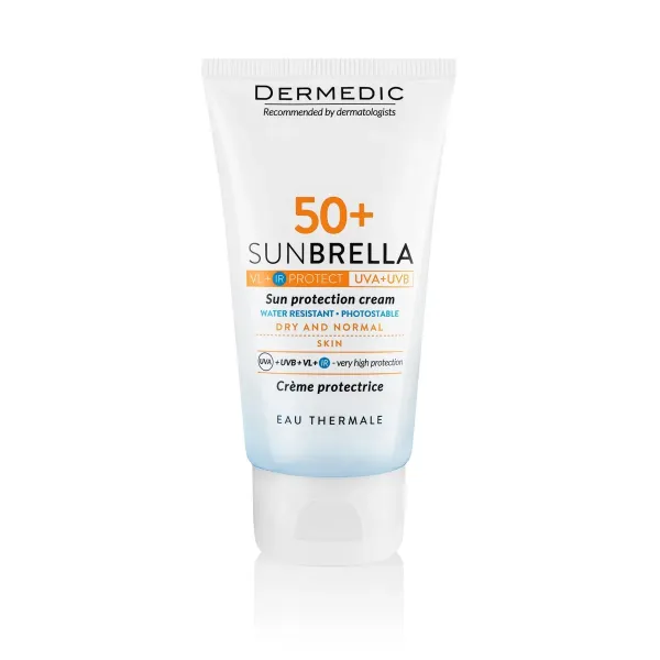 DERMEDIC SUNBRELLA ECRAN SPF50+ PEAUX NORMALES A SECHES 40ML