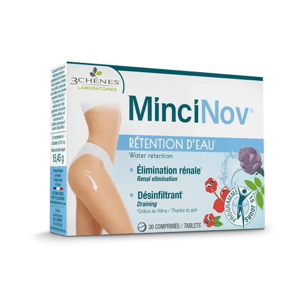 3 CHENES ANTI EAU DESINFILTRANT ET AMINCISSANT 30 COMPRIMES