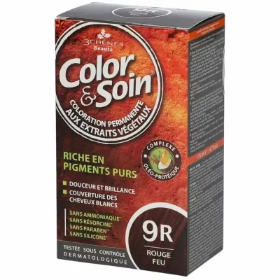 3 CHENES COLOR & SOIN COLORATION ROUGE FEU 9R