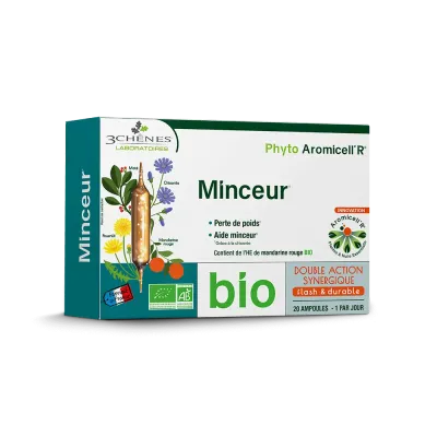 3 CHENES PHYTO AROMICELL'R MINCEUR 10ML*20 AMPOULES