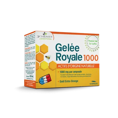 3 CHENES GELEE ROYALE 1000 REGENERANT ET REVITALISANT 10 AMPOULES