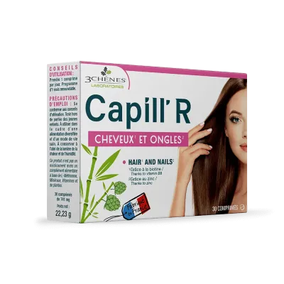 3 CHENES CAPILL'R CHEVEUX ET ONGLES 30 COMPRIMES