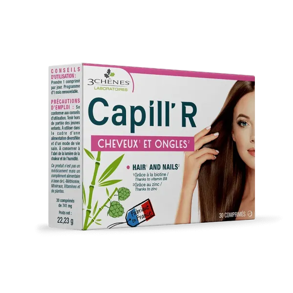 3 CHENES CAPILL'R CHEVEUX ET ONGLES 30 COMPRIMES