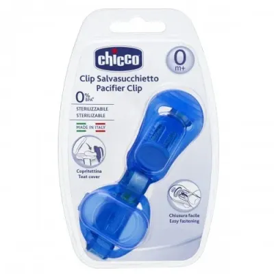 CHICCO ATTACHE SUCET+COUVERC BLEU 72631