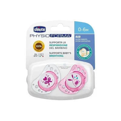 CHICCO SUCETTES PHYSIO FORMA AIR 0-6M