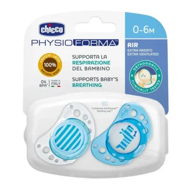 CHICCO SUCETTES PHYSIO FORMA AIR 0-6M