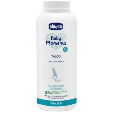 CHICCO TALC POUDRE  BABY MOMENT 0M+ 150gr