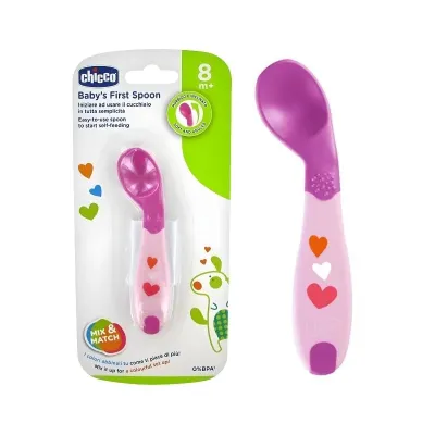 CHICCO CUILLERE SILICONE 8M+