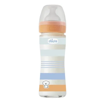 CHICCO BIBERON EN PLASTIQUE 4M+ 240ML