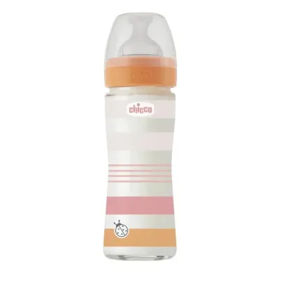 CHICCO BIBERON EN PLASTIQUE 4M+ 240ML