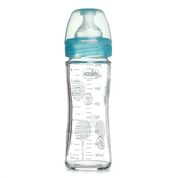 CHICCO BIBERON WELL BEING EN VERRE 240ML