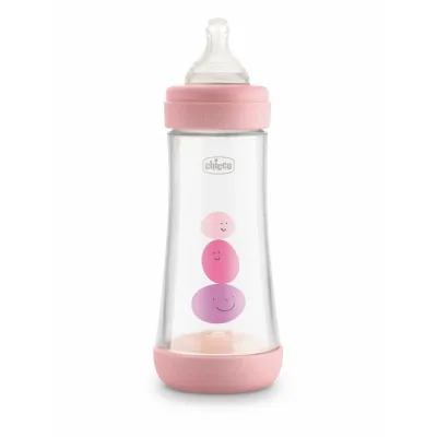CHICCO PERFECT-5 SILICONE BOTTLE 300ML 4M+