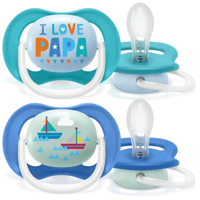 AVENT 2 SUCETTES 6-18M SCF080/03