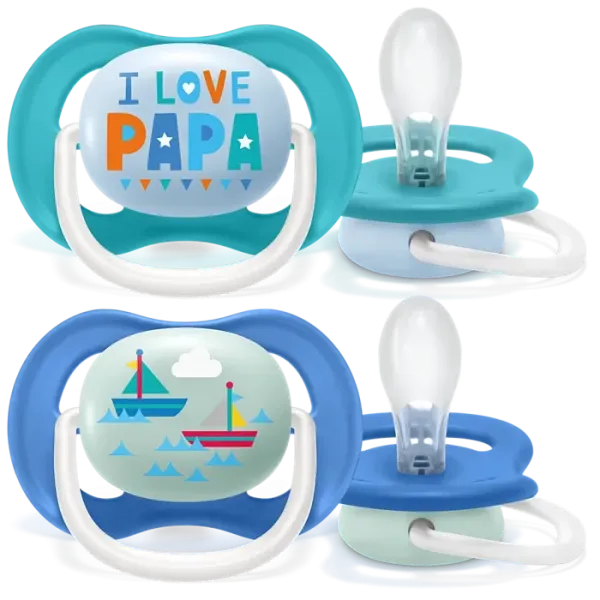 AVENT 2 SUCETTES 6-18M SCF080/03