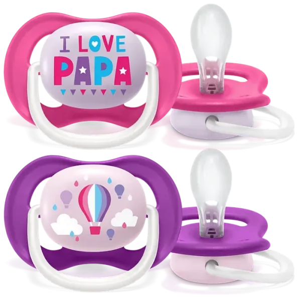 AVENT  2 SUCETTES 6-18M SCF080/04