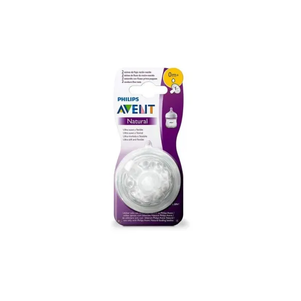 AVENT 2 TETINES NATUREL 0M+ SCF041/27