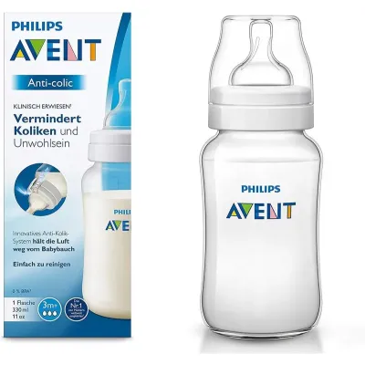 AVENT BIBERON ANTI COLIQUE 3M+ 330ML SCF816/61