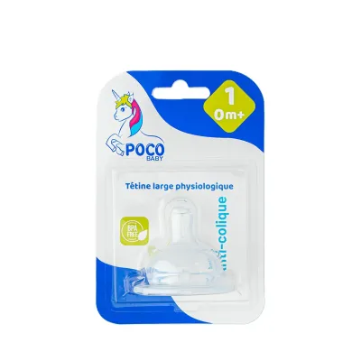 POCO BABY TETINE LARGE PHYSIOLOGIQUE 1ER AGE