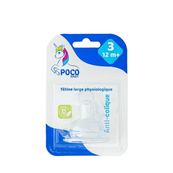 POCO BABY TETINE LARGE PHYSIOLOGIQUE 3EME AGE