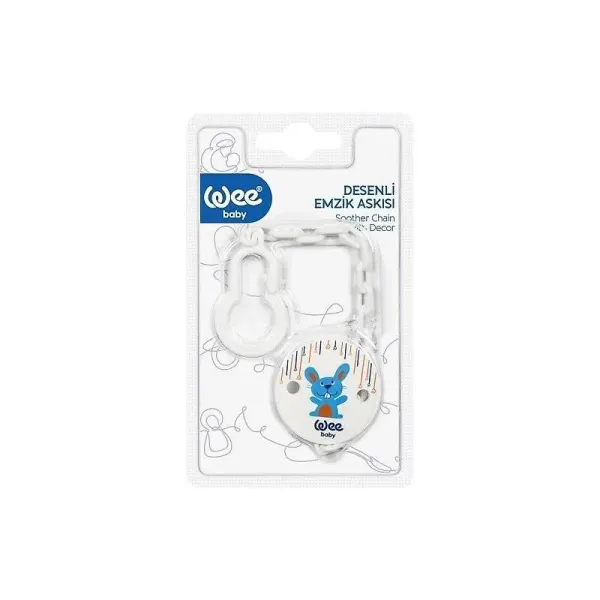 WEE BABY SOOTHER CHAIN WITH DECOR 901