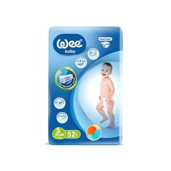 WEE BABY COUCHE TAILLE 5 JUNIOR 11-18KG 52 PIECES