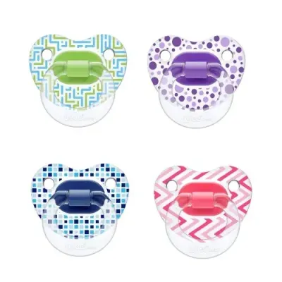 WEE BABY SUCETTE TRANSPARENTE DECOREE 0-6M 836