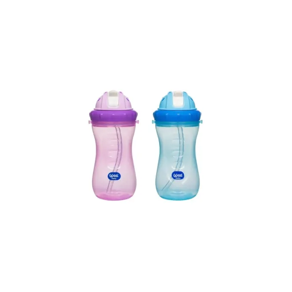 WEE BABY GOBELET A PAILLE COLORE 350ML 761