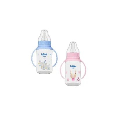 WEE BABY BIBERON PP AVEC ANSES 6-18M 150ML 744-F