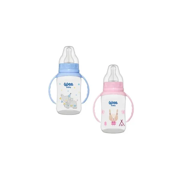 WEE BABY BIBERON PP AVEC ANSES 6-18M 150ML 744-F