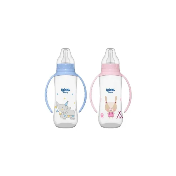 WEE BABY CLASSIC PP BIBERON AVEC ANSES 6-18M 270ML 745-F