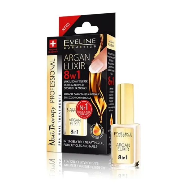 EVELINE COSMETICS ARGAIN ELIXIR 8IN1 HUILE INTENSEMENT 12ML